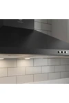 Campana De Cocina Extractor Goldtech Premium 60cm Acero Inox Negro
