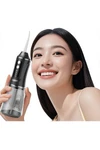 Irrigador Bucal Dental Inalámbrico Recargable 380ml A18 Negro
