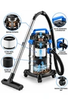 Aspiradora Industrial Allied 2000w 25l Agua Y Polvo Potente Aspiradora Industrial Allied 2000w 25l Agua Y Polvo Potente