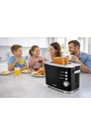 Tostadora De 2 Panes Eléctrica Allied 850w Negra Automatica Tostadora De 2 Panes Eléctrica Allied 850w Negra Automatica