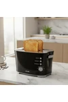 Tostadora De 2 Panes Eléctrica Allied 850w Negra Automatica Tostadora De 2 Panes Eléctrica Allied 850w Negra Automatica