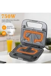 Sandwichera Doble Allied Acero Inox 750w Con Placas Corte Sandwichera Doble Allied Acero Inox 750w Con Placas Corte