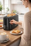 Tostadora De 4 Panes Eléctrica Allied Al-to4 1450w Negra Tostadora De 4 Panes Eléctrica Allied Al-to4 1450w Negra
