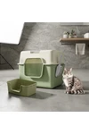 Baño Sanitario Cerrado Para Gato Grande Portatil Arena Baño Sanitario Cerrado Para Gato Grande Portatil Arena