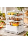 Vaporera Eléctrica Boma 3 Pisos 18l Cocina Saludable Premium Vaporera Eléctrica Boma 3 Pisos 18l Cocina Saludable Premium