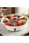 Fuente Chocolate Caliente Fondue Chocolate 220v 3 Divisiones Fuente Chocolate Caliente Fondue Chocolate 220v 3 Divisiones