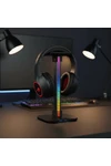 Soporte Para Auriculares Gamer Rgb Con 2 Puertos Usb Y Base Soporte Para Auriculares Gamer Rgb Con 2 Puertos Usb Y Base