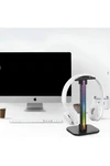 Soporte Para Auriculares Gamer Rgb Con 2 Puertos Usb Y Base Soporte Para Auriculares Gamer Rgb Con 2 Puertos Usb Y Base
