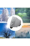 Cubre Moto Impermeable Grande Funda Protectora Cuatri Gris Cubre Moto Impermeable Grande Funda Protectora Cuatri Gris