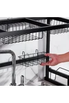 Escurreplatos 2 Niveles Acero Inoxidable Negro Facil Armado Escurreplatos 2 Niveles Acero Inoxidable Negro Facil Armado