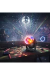 Luz Rgb Mini Giratoria Discoteca Base De Apoyo Bola Luces Luz Rgb Mini Giratoria Discoteca Base De Apoyo Bola Luces