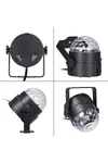 Luz Rgb Mini Giratoria Discoteca Base De Apoyo Bola Luces Luz Rgb Mini Giratoria Discoteca Base De Apoyo Bola Luces