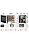 Microondas Allied 20l 700w Blanco Compacto Con 6 Niveles Potencia Microondas Allied 20l 700w Blanco Compacto Con 6 Niveles Potencia