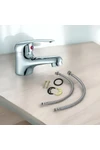Canilla Monocomando Pileta Grifo Baño Lavatorio Cromado Kit Canilla Monocomando Pileta Grifo Baño Lavatorio Cromado Kit