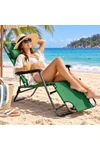 Silla Reposera Plegable Reforzada Playa Camping Piscina VERDE
