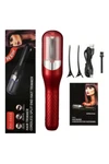 Maquina Corta Puntas Dañadas Pelo Bateria Recargable Premium ROJA
