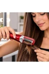 Maquina Corta Puntas Dañadas Pelo Bateria Recargable Premium ROJA