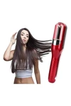 Maquina Corta Puntas Dañadas Pelo Bateria Recargable Premium ROJA