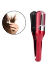 Maquina Corta Puntas Dañadas Pelo Bateria Recargable Premium ROJA