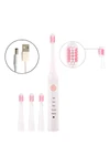 Cepillo Dientes Batería Recargable Dental 4 Puntas Portátil Cepillo Dientes Batería Recargable Dental 4 Puntas Portátil