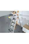 Escalera Plegable 4 Escalones Patas Antideslizante Aluminio Escalera Plegable 4 Escalones Patas Antideslizante Aluminio