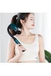 Masajeador Tipo Pistola C/ Brazo Extensor Batería Recargable Verde Jade