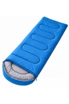 Sobre Saco De Dormir Térmico Camping Impermeable C/ Bolso 2m Celeste