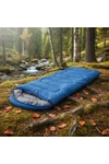 Sobre Saco De Dormir Térmico Camping Impermeable C/ Bolso 2m Celeste