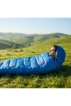 Sobre Saco De Dormir Térmico Camping Impermeable C/ Bolso 2m Celeste