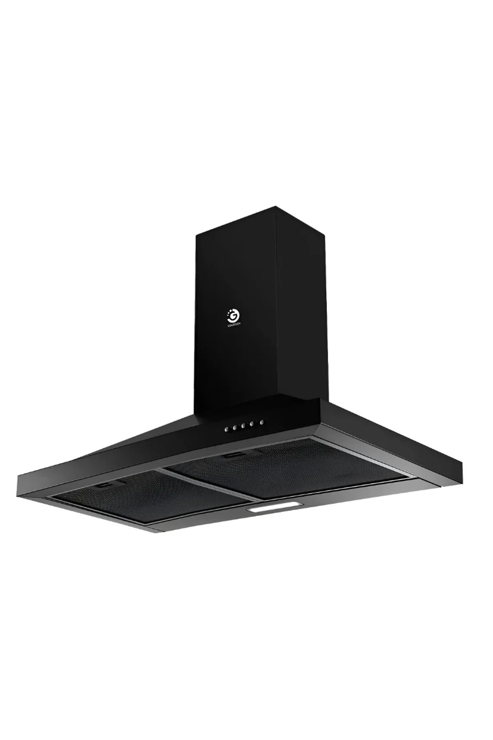 Campana De Cocina Extractor Goldtech Premium 60cm Acero Inox Negro