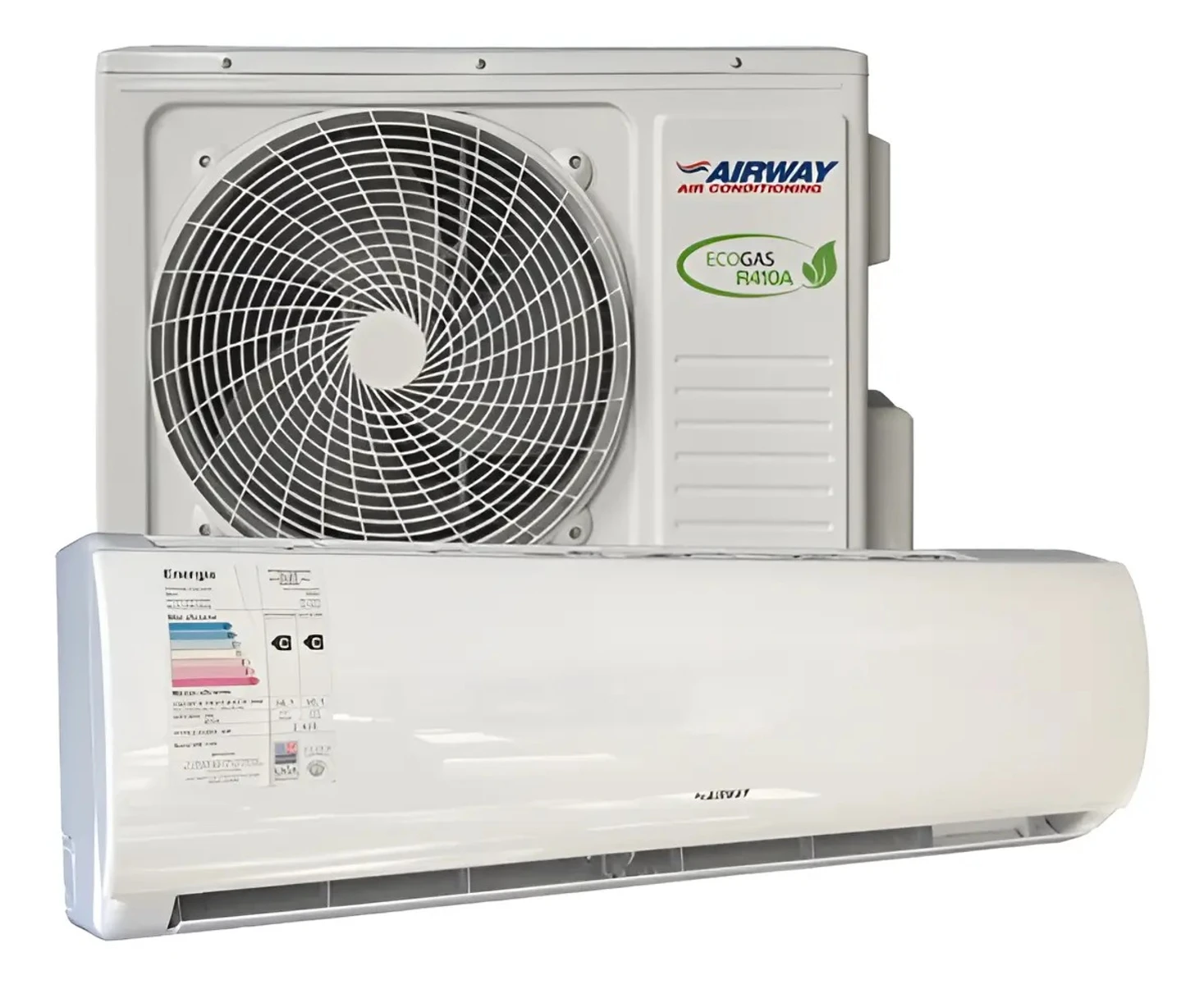 Aire Acondicinado Airway 24000 Btu On/off Blanco Ecogas 