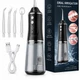 Irrigador Bucal Dental Inalámbrico Recargable 380ml A18 Negro
