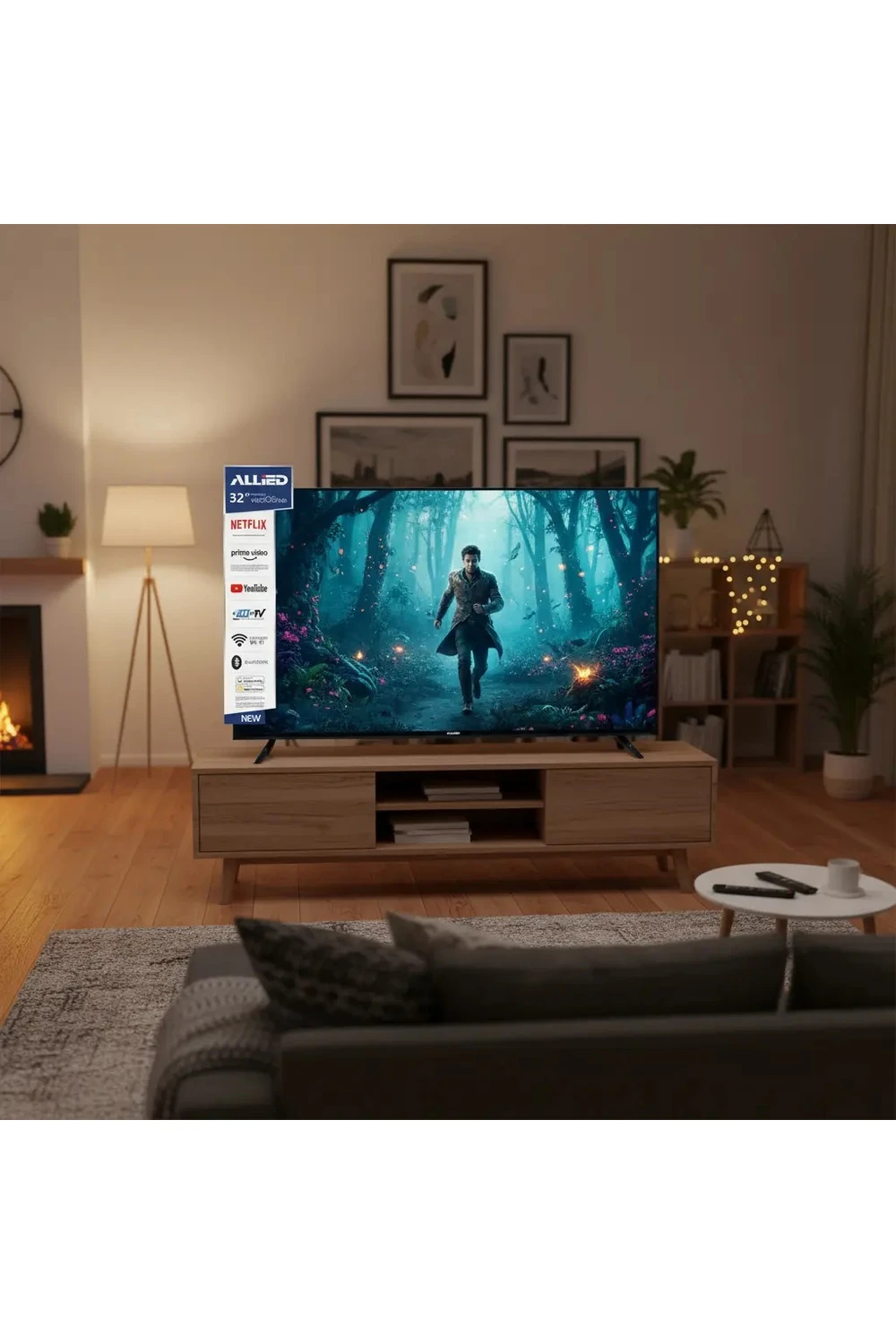 Smart TV 32' Allied Led HD Webos Wi-fi Con Soporte Pared Incluido Smart TV 32' Allied Led HD Webos Wi-fi Con Soporte Pared Incluido
