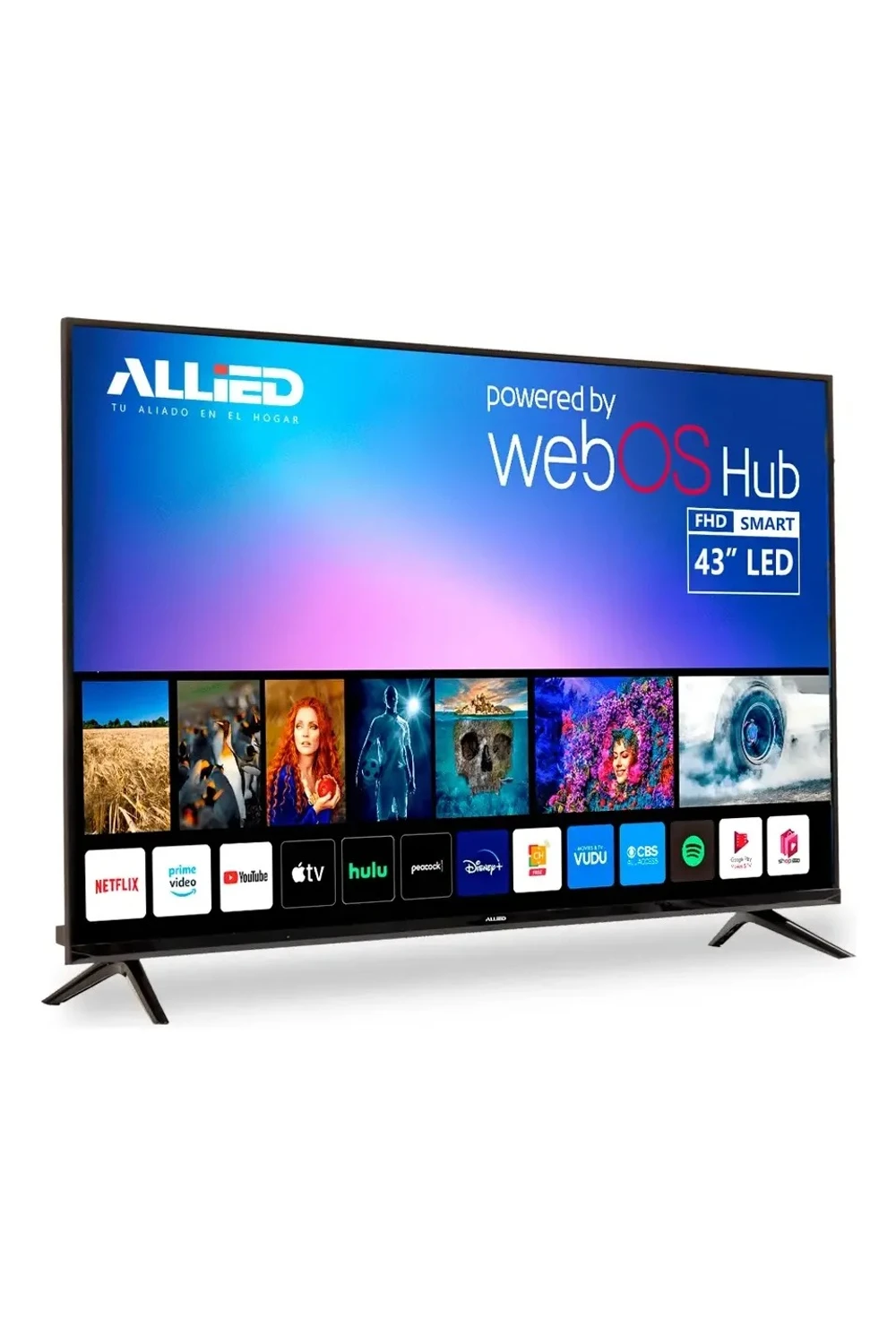 Smart Tv Allied 43 Hd Wifi Bluetooth 5.0 + Soporte Pared Smart Tv Allied 43 Hd Wifi Bluetooth 5.0 + Soporte Pared