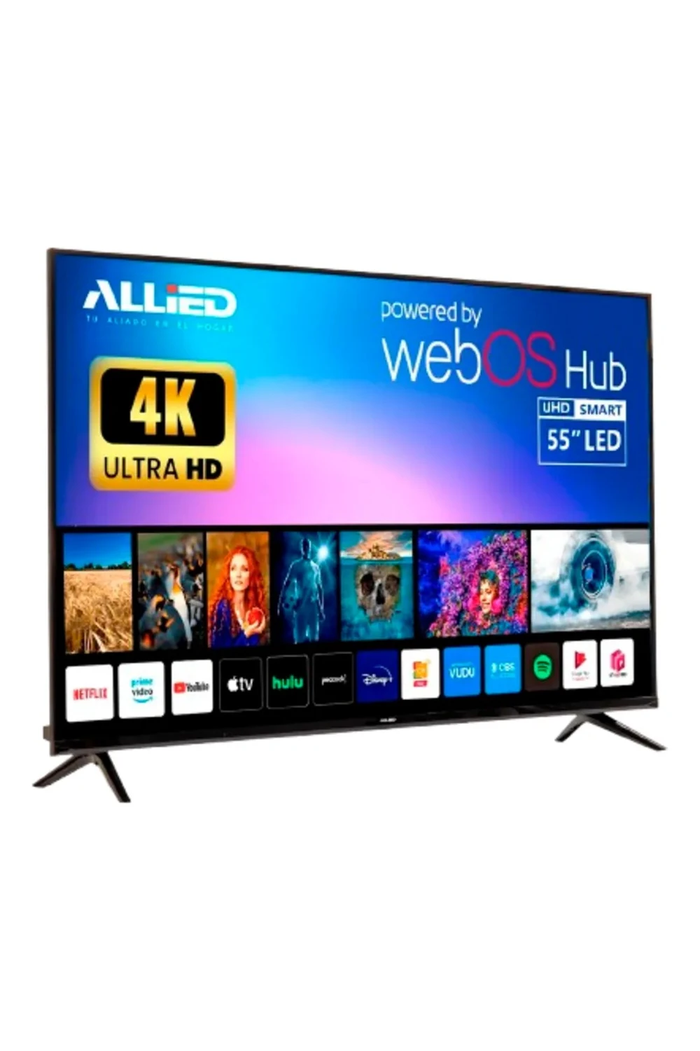 Smart Tv Allied 55 Hd Wifi Bluetooth 5.0 + Soporte Pared Smart Tv Allied 55 Hd Wifi Bluetooth 5.0 + Soporte Pared