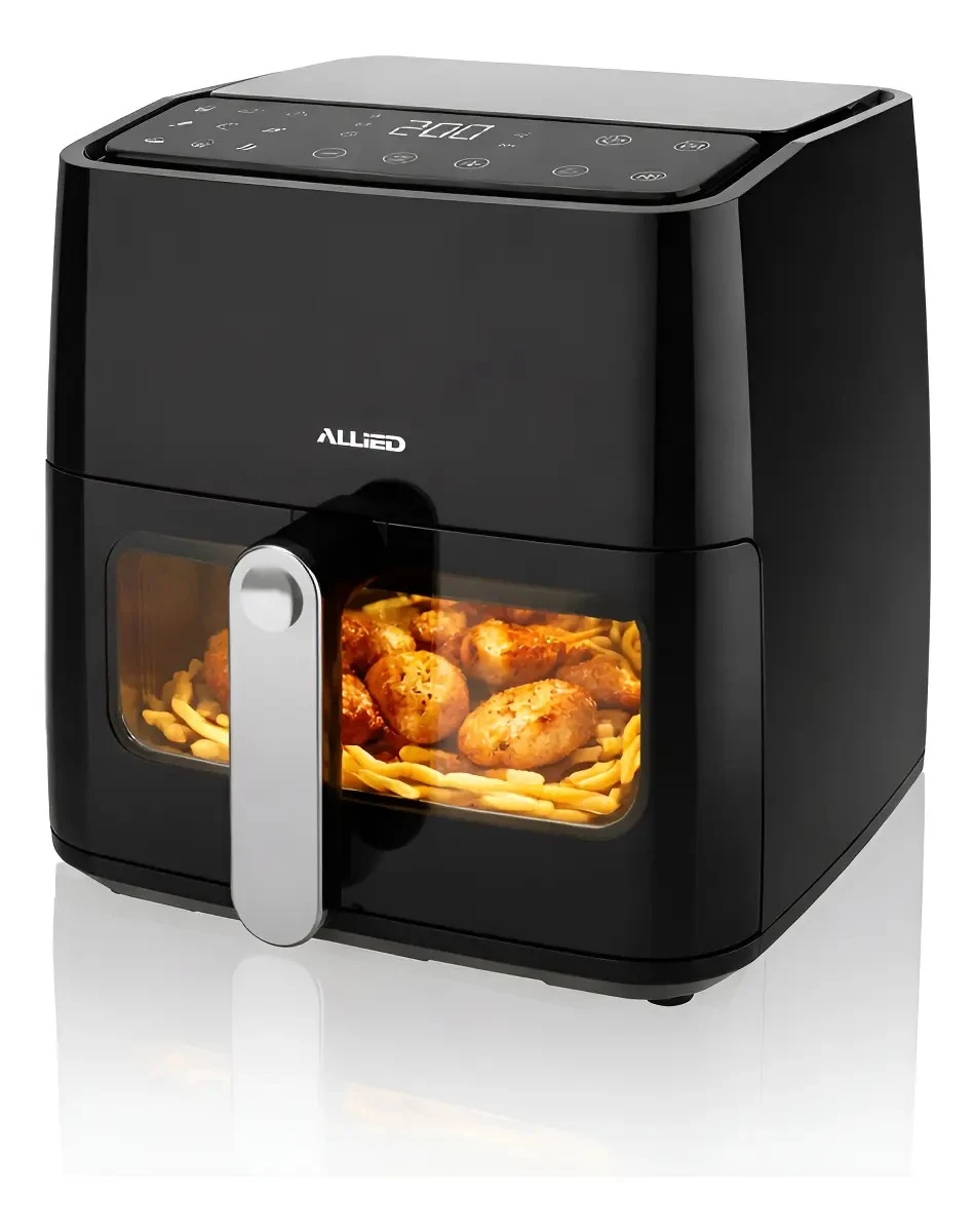Freidora Sin Aceite Digital Tactil C/visor Allied 5 L 1400w 