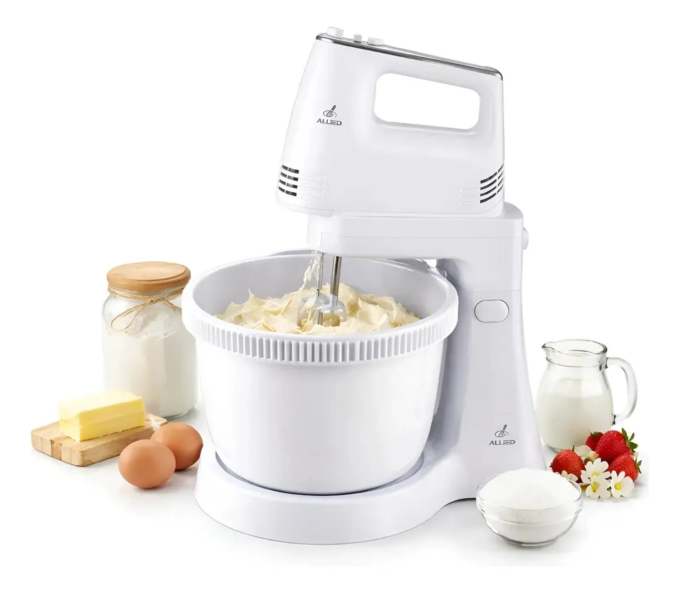 Batidora De Pie Allied 3l Bowl Giro Automático Cocina 200w 