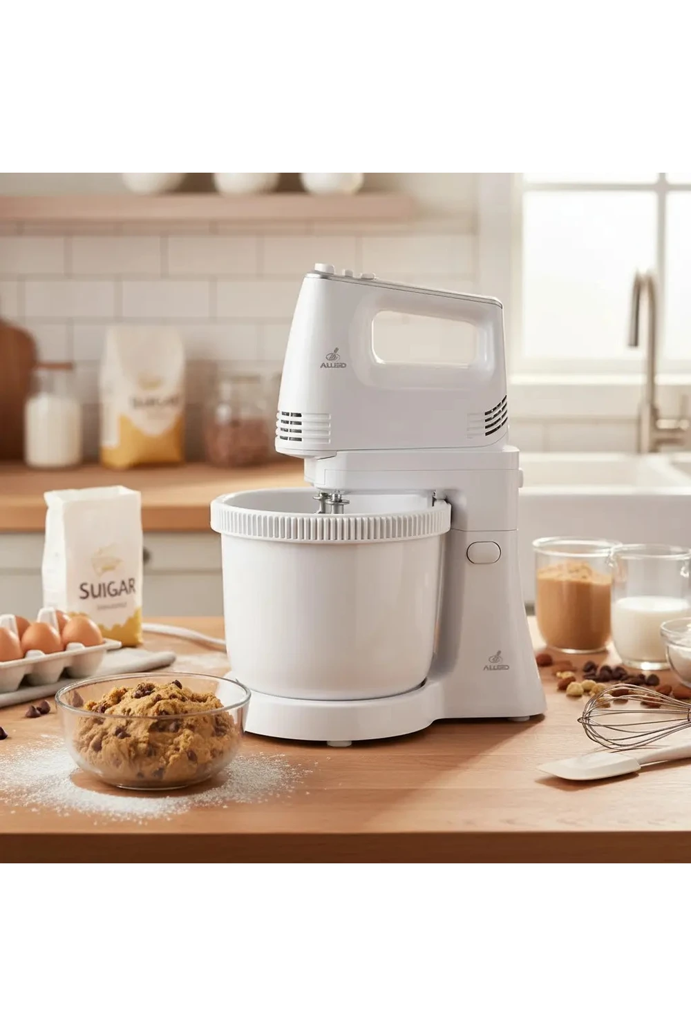 Batidora De Pie Allied 3l Bowl Giro Automático Cocina 200w Batidora De Pie Allied 3l Bowl Giro Automático Cocina 200w