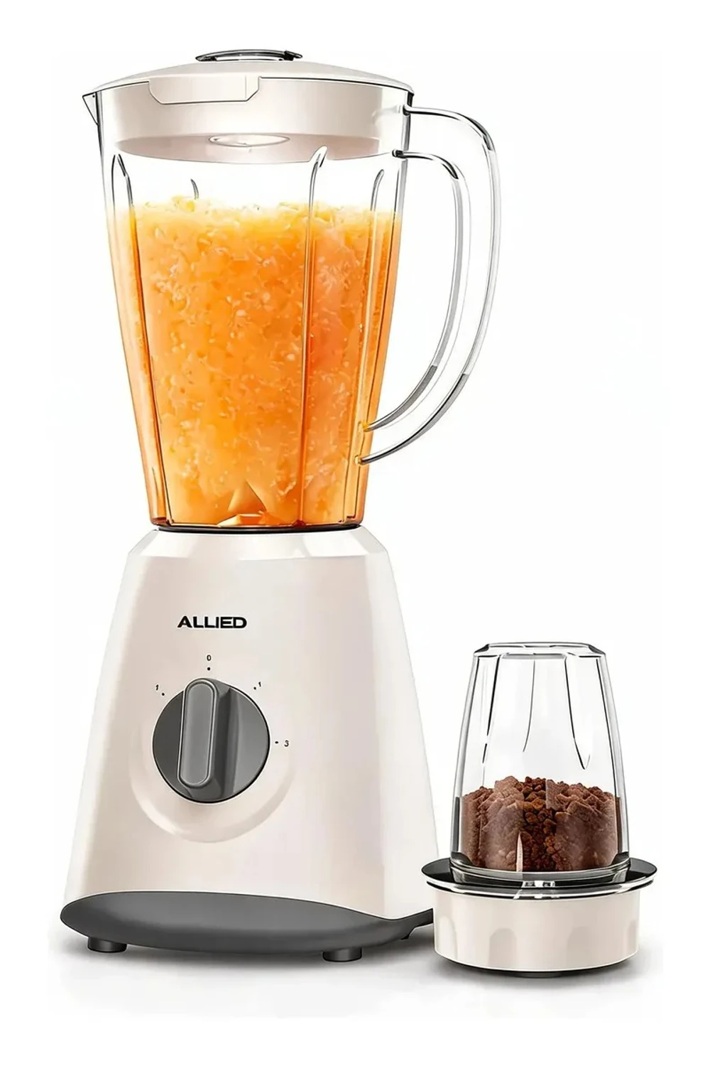 Licuadora Allied Con Molinillo Y Triturador Hielo 400w 1.5l Licuadora Allied Con Molinillo Y Triturador Hielo 400w 1.5l