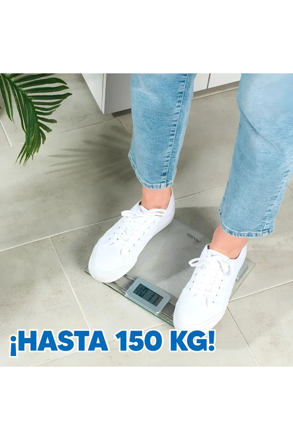 Balanza Digital Allied Baño Vidrio Templado Báscula 150kg Balanza Digital Allied Baño Vidrio Templado Báscula 150kg