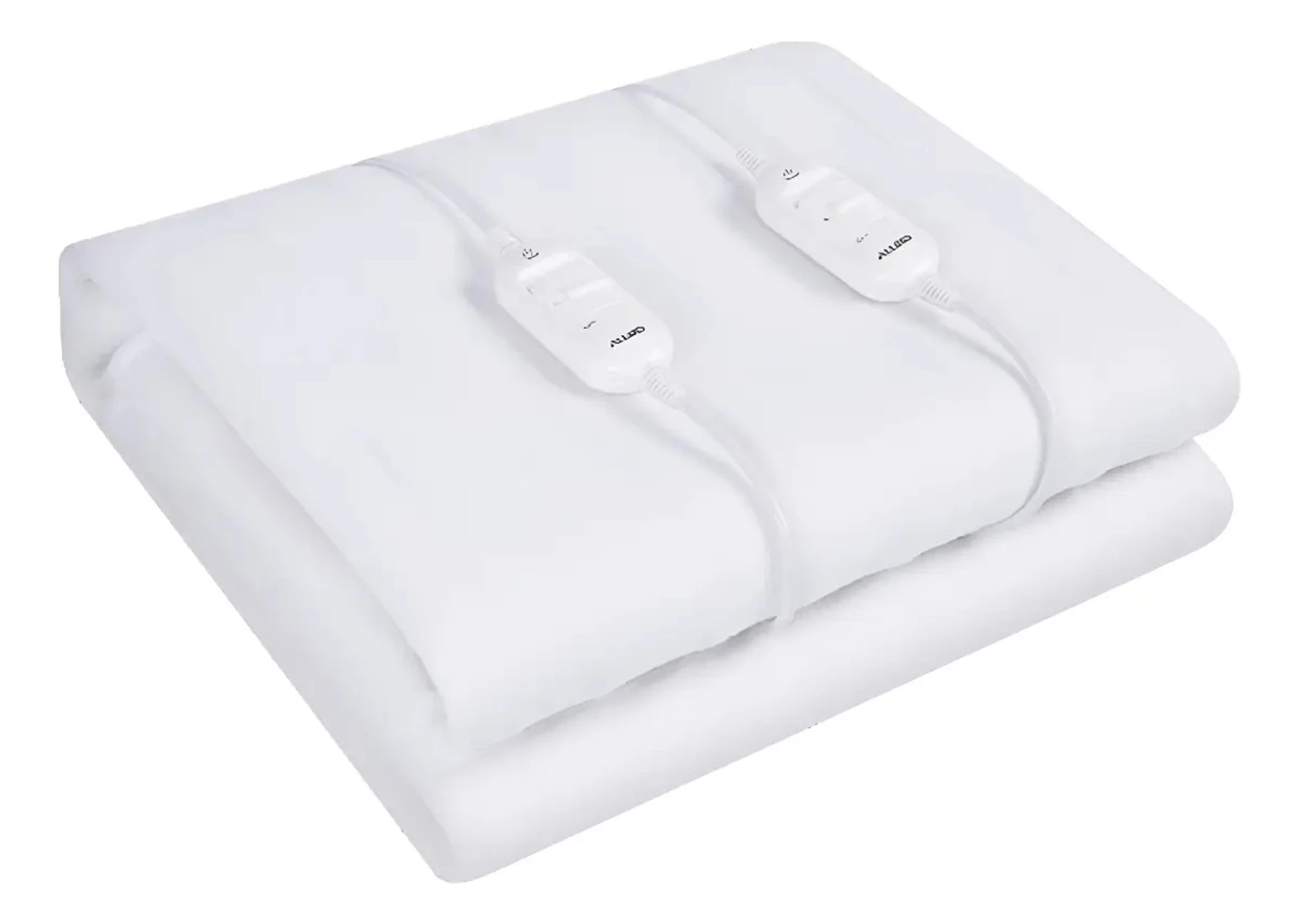 Calienta Cama 2 Plazas Allied 100% Poliéster Lavable Blanco 
