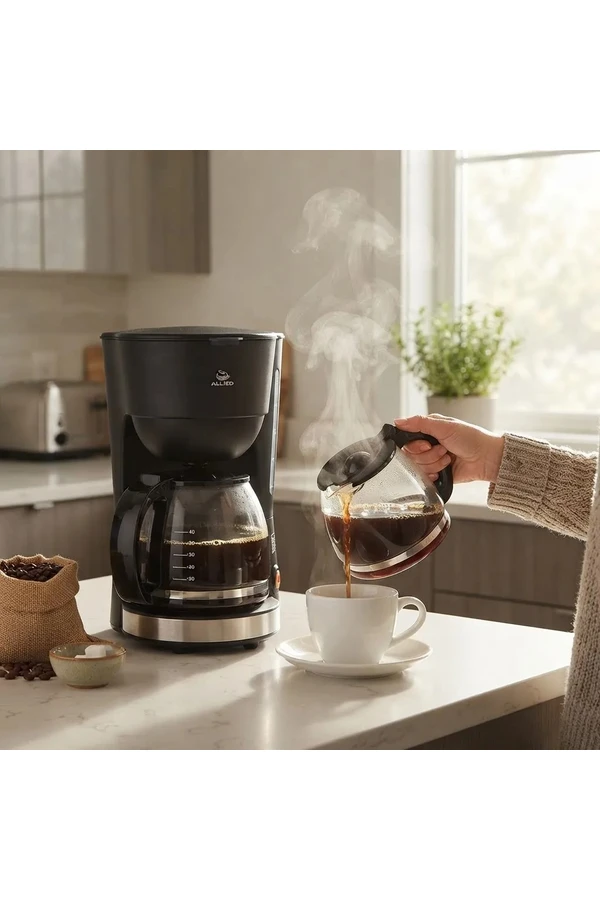 Cafetera Eléctrica Por Goteo Allied 1.25l 15 Tazas 600w Pro Cafetera Eléctrica Por Goteo Allied 1.25l 15 Tazas 600w Pro