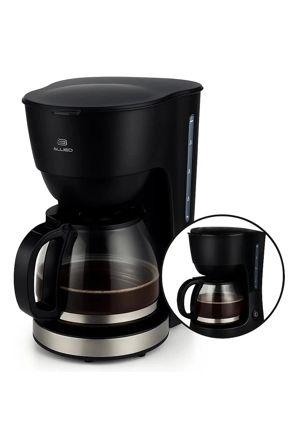 Cafetera Eléctrica Por Goteo Allied 1.25l 15 Tazas 600w Pro Cafetera Eléctrica Por Goteo Allied 1.25l 15 Tazas 600w Pro