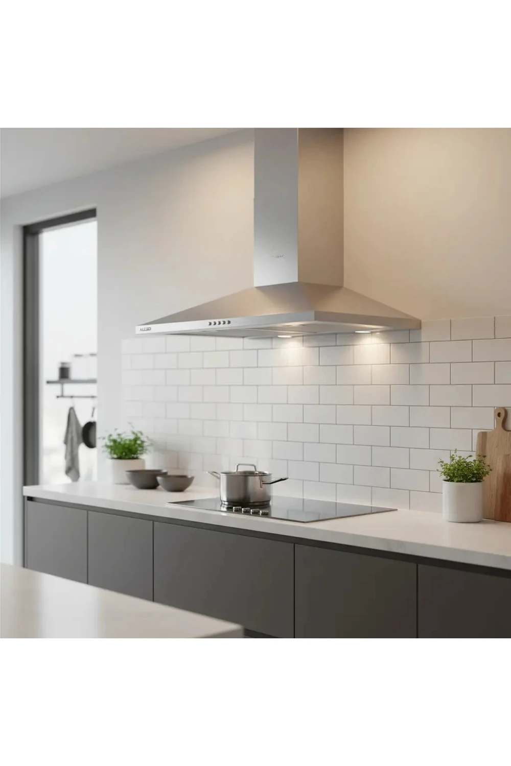 Campana Cocina Extractora Purificadora 60 Cm Acero Allied Campana Cocina Extractora Purificadora 60 Cm Acero Allied