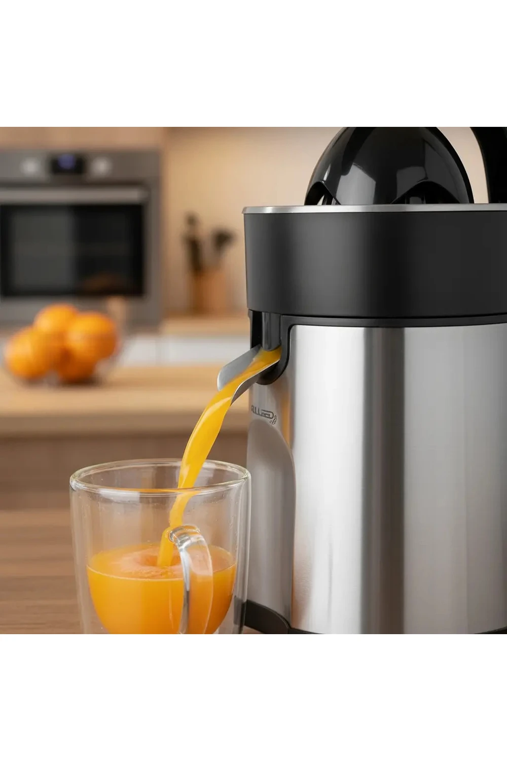 Exprimidor Eléctrico Allied Juguera De Frutas Con Accesorios Gris Exprimidor Eléctrico Allied Juguera De Frutas Con Accesorios Gris
