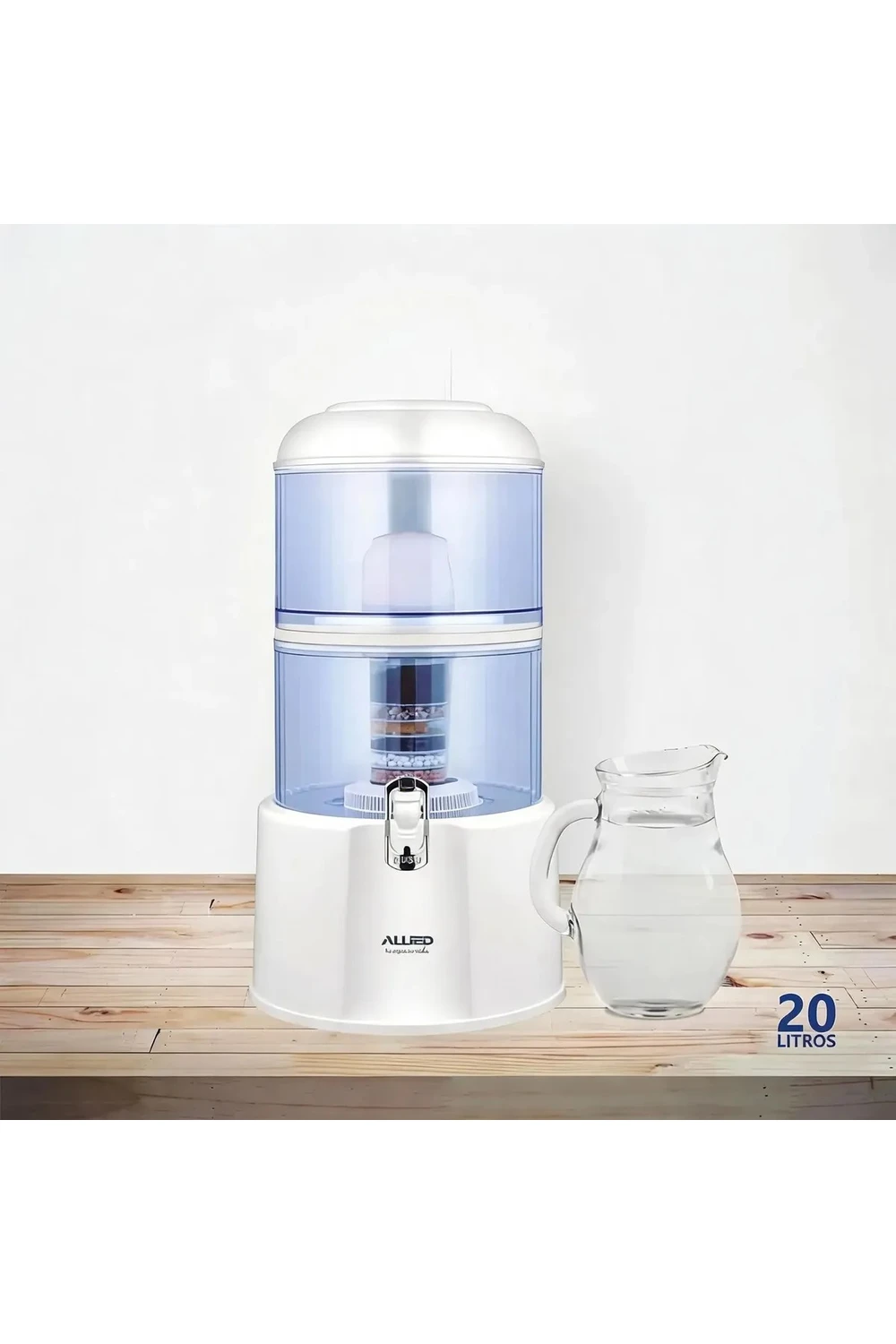 Purificador Filtro Agua 20l 8 Etapas Allied Dispensador Mesa Purificador Filtro Agua 20l 8 Etapas Allied Dispensador Mesa