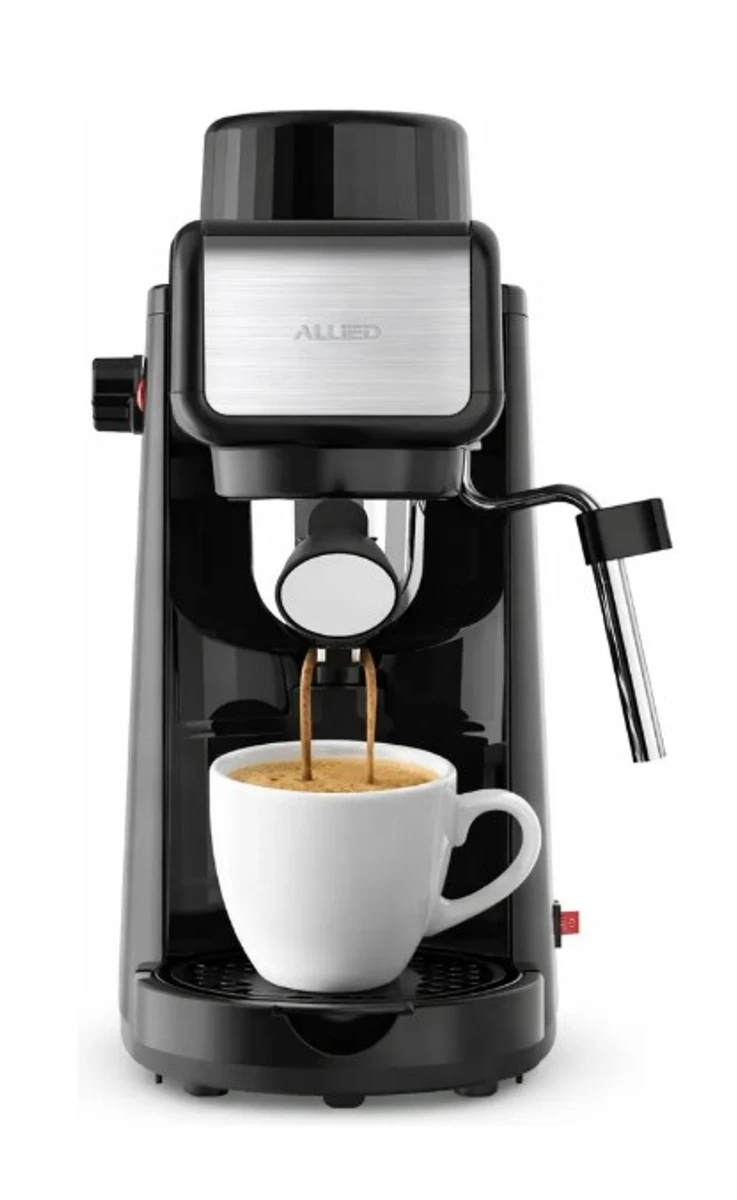 Cafetera Expresso Allied 800w Con Jarra 240ml Y Espumador 