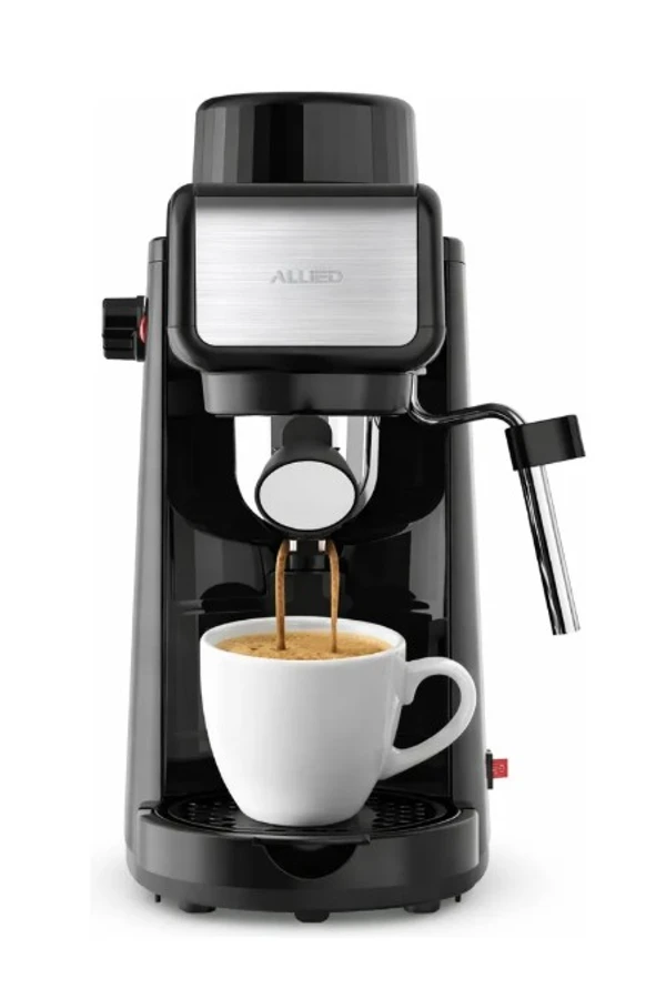 Cafetera Expresso Allied 800w Con Jarra 240ml Y Espumador Cafetera Expresso Allied 800w Con Jarra 240ml Y Espumador