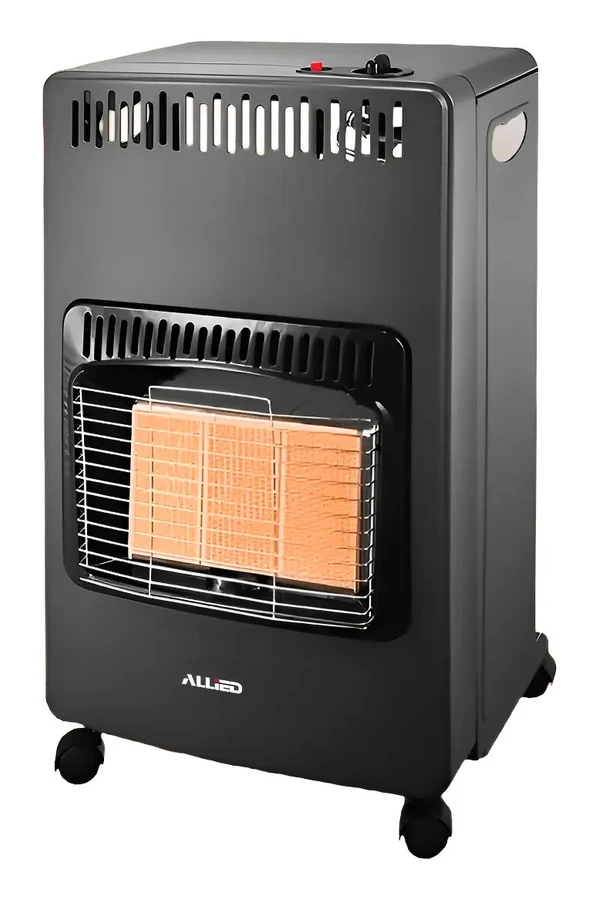 Estufa A Gas Plegable + Válvula Y Manguera Allied Negra Estufa A Gas Plegable + Válvula Y Manguera Allied Negra
