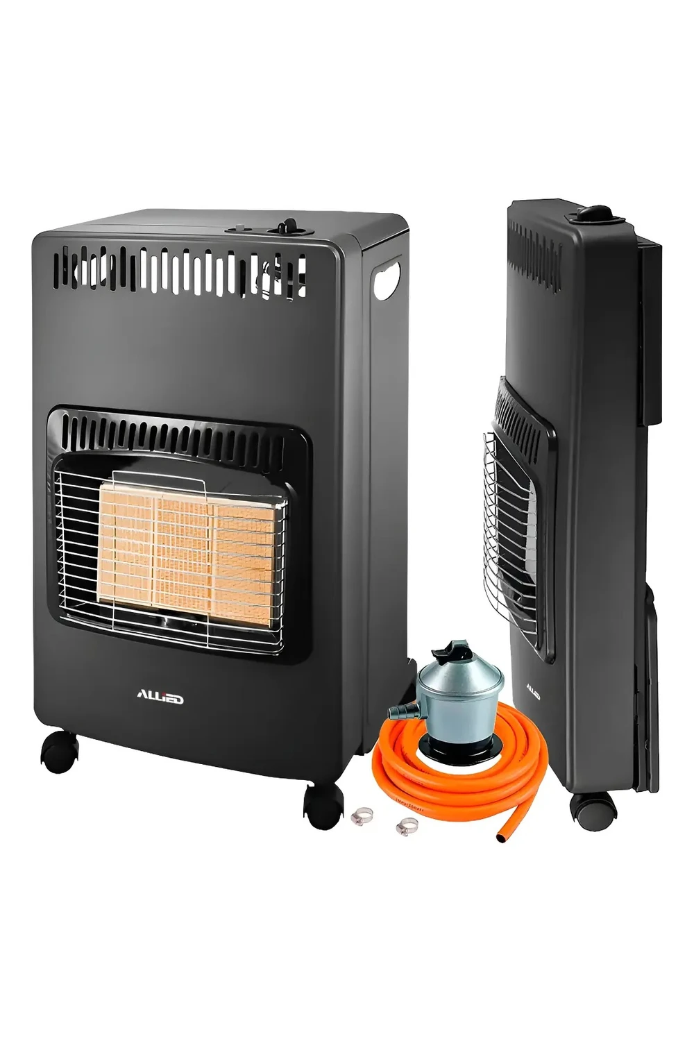 Estufa A Gas Plegable + Válvula Y Manguera Allied Negra Estufa A Gas Plegable + Válvula Y Manguera Allied Negra